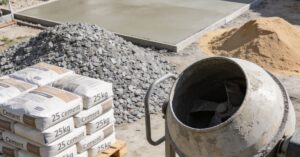 Ile cementu na m3 betonu B25: proporcje składników i ilość cementu